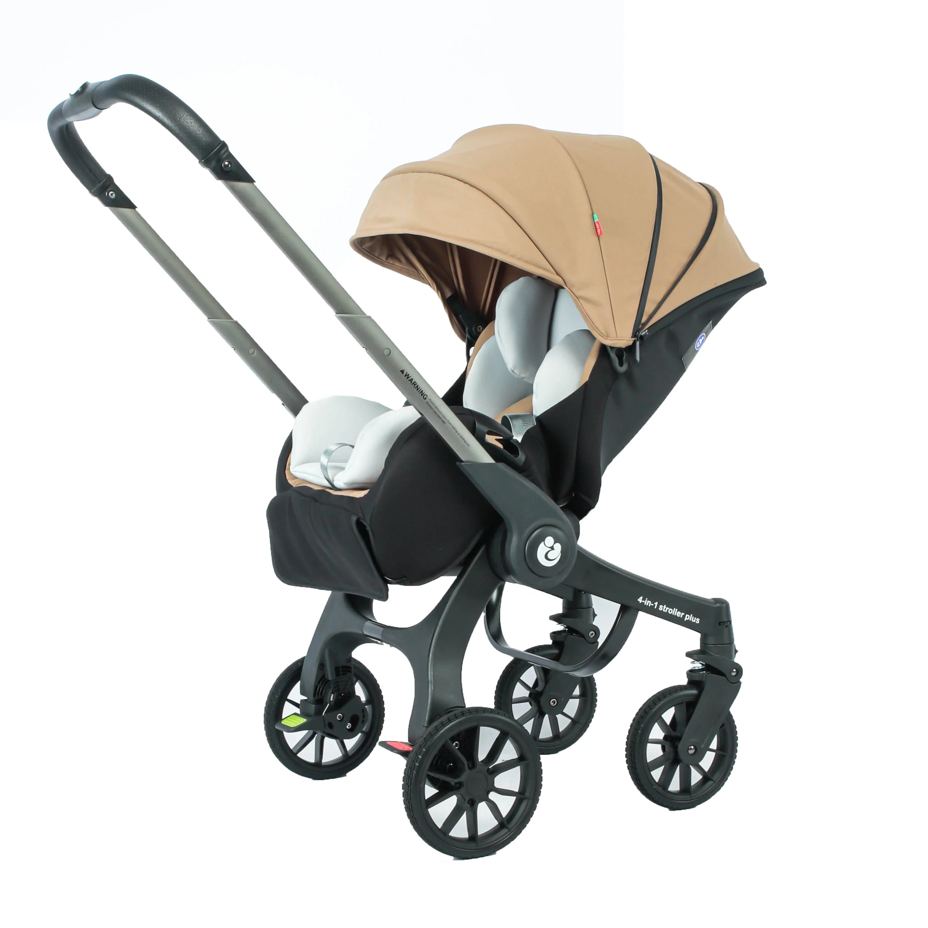 2025 New Baby Stroller 4in1 Multifunctional Newborn Baby Stroller 3in1 Foldable Basket Type Seat Lightweight Travel Pram